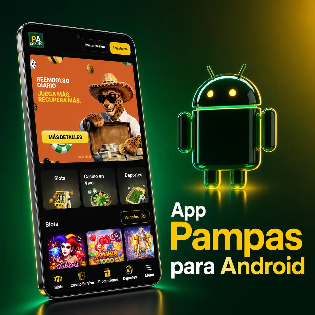 Descarga la app Pampas para Android en formato apk, gratuita, liviana y compatible con la mayoría de celulares en Argentina.