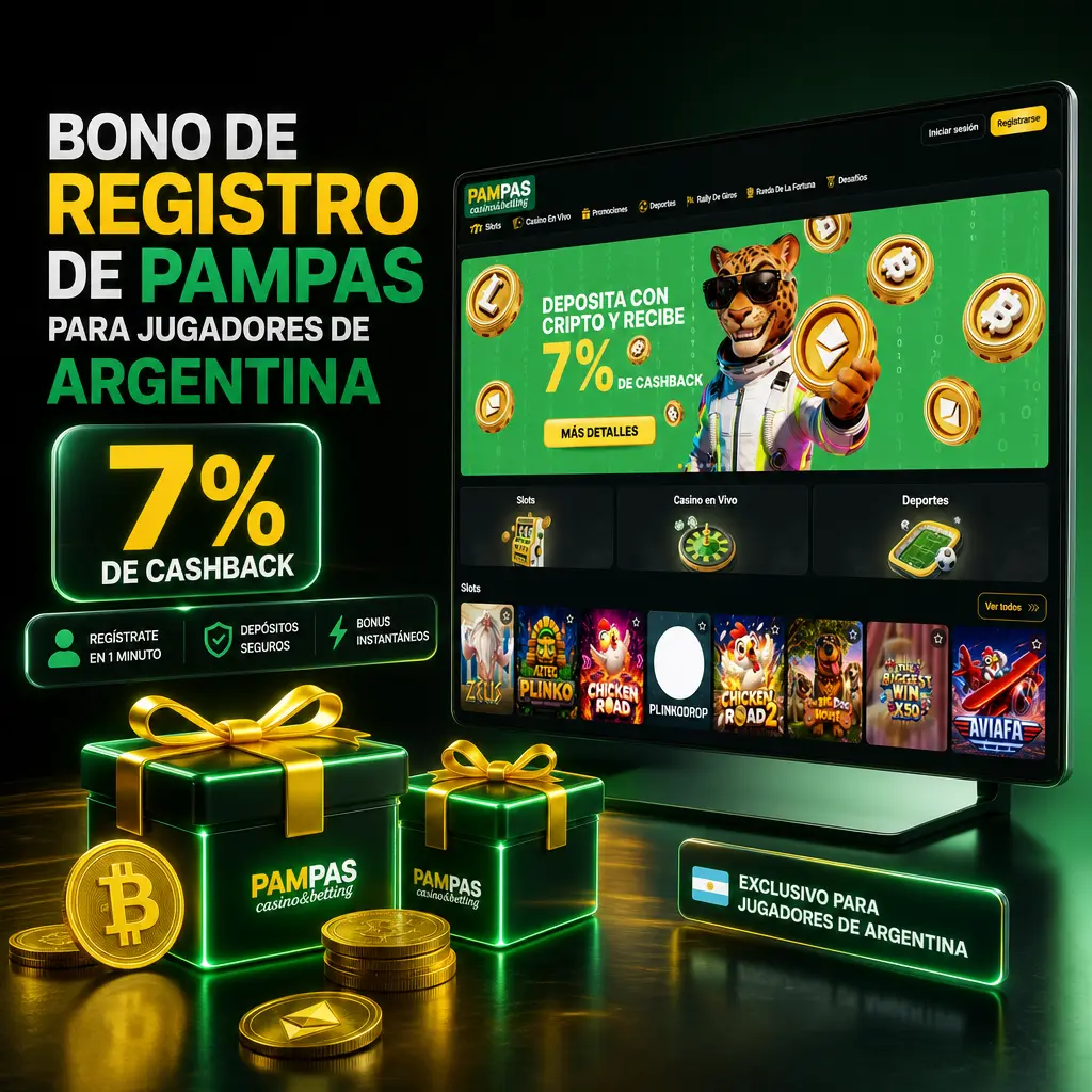 Bono de registro de Pampas Casino: hasta 450% más 500 giros gratis y 400% en apuestas deportivas para jugadores de Argentina