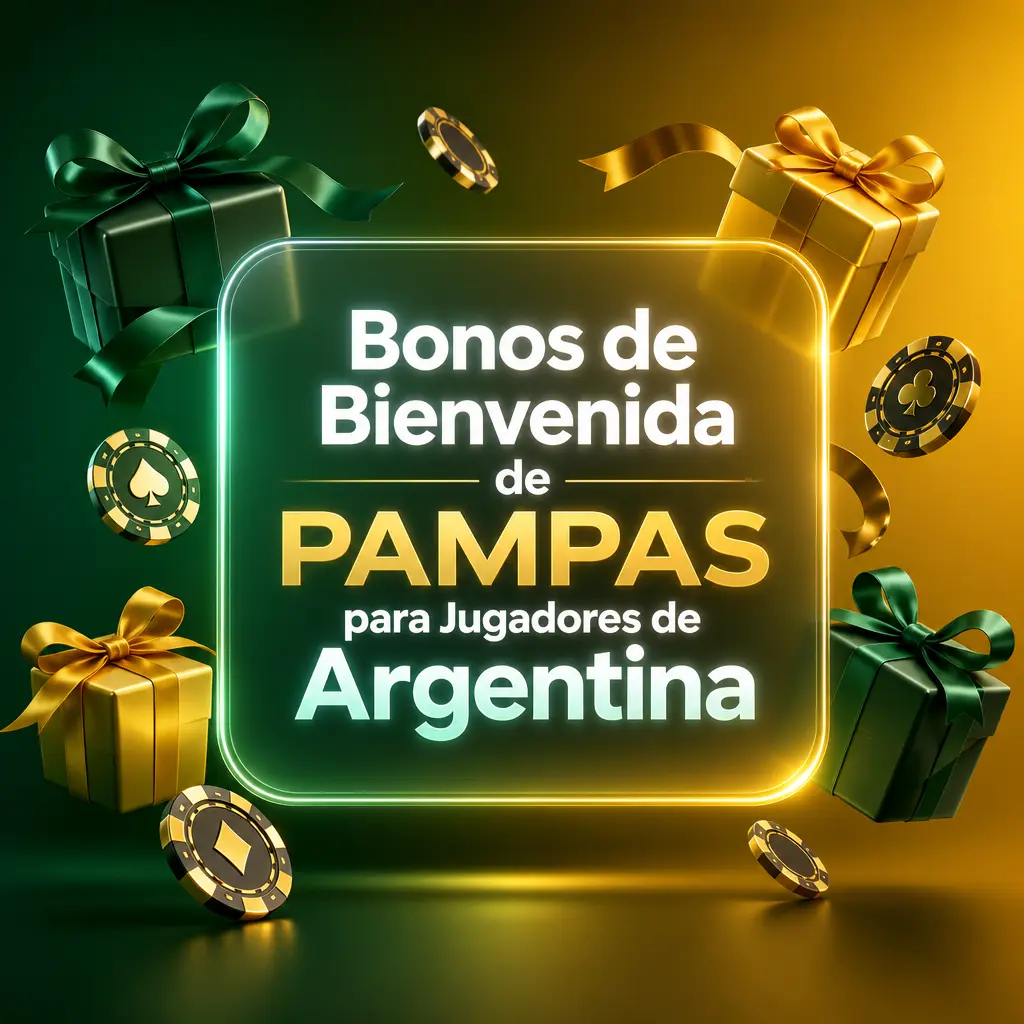 Bono de bienvenida de Pampas para Argentina: hasta 450% en casino o 400% en apuestas deportivas, más 500 giros gratis.