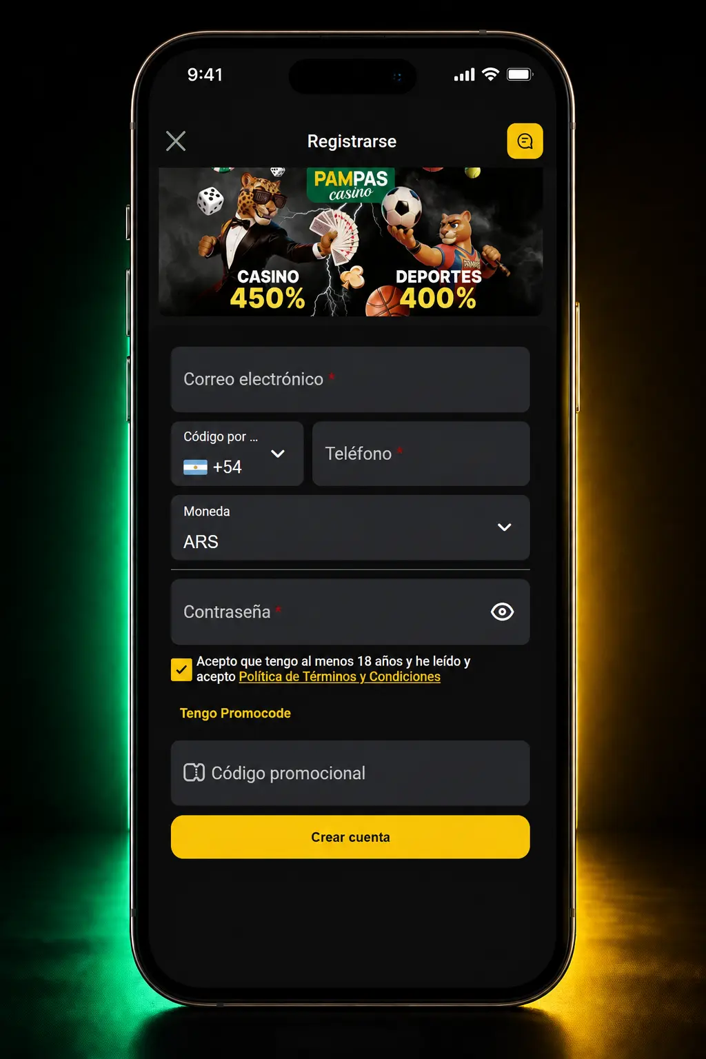 Guía paso a paso para registrarte y empezar a jugar en Pampas Casino desde tu celular