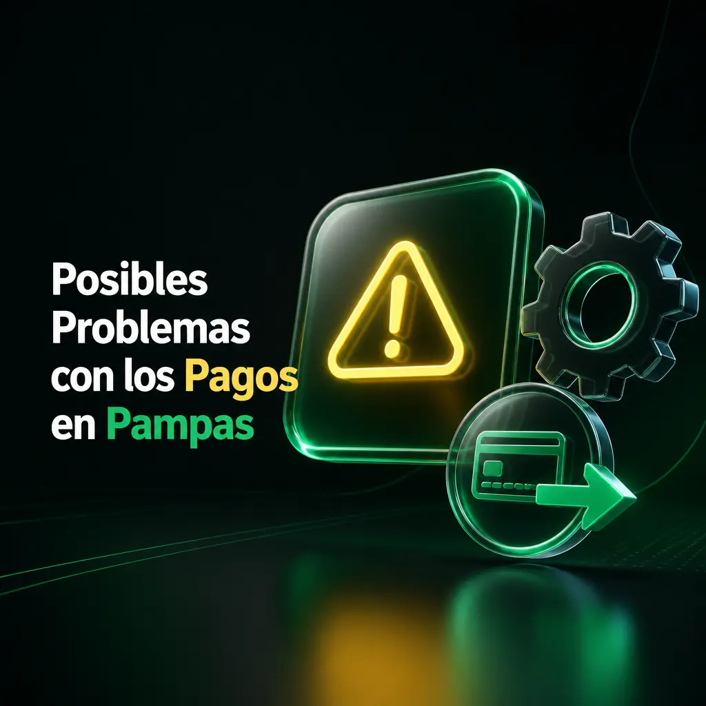 Solución a problemas comunes de pagos en Pampas: retiros rechazados, depósitos no acreditados y límites de monto.
